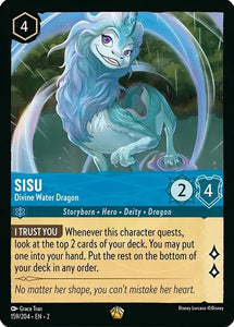 Sisu - Divine Water Dragon 159/204 Legendary Rise of the Floodborn Disney Lorcana TCG - guardiangamingtcgs