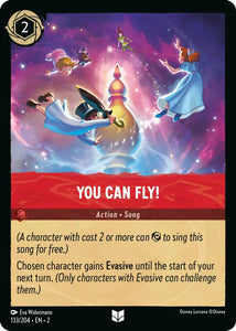 You Can Fly! 133/204 Uncommon Rise of the Floodborn Disney Lorcana TCG - guardiangamingtcgs