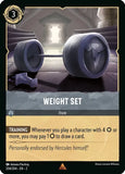 Weight Set 204/204 Rare Rise of the Floodborn Disney Lorcana TCG - guardiangamingtcgs