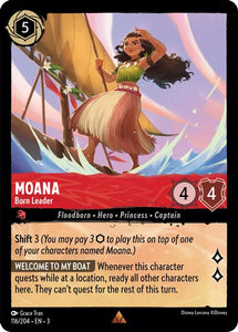 Moana - Born Leader 116/204 Rare Into the Inklands Disney Lorcana TCG - guardiangamingtcgs