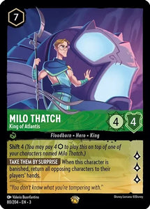 Milo Thatch - King of Atlantis 80/204 Legendary Into the Inklands Disney Lorcana TCG - guardiangamingtcgs