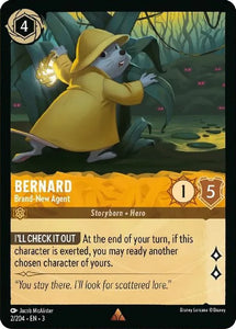 Bernard - Brand-New Agent 2/204 Rare Into the Inklands Disney Lorcana TCG - guardiangamingtcgs