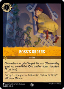 Boss's Orders 25/204 Common Into the Inklands Disney Lorcana TCG - guardiangamingtcgs