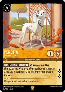 Perdita - Devoted Mother 15/204 Into the Inklands Disney Lorcana TCG - guardiangamingtcgs