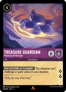 Treasure Guardian - Protector of the Cave 58/204 Rare Into the Inklands Disney Lorcana TCG - guardiangamingtcgs