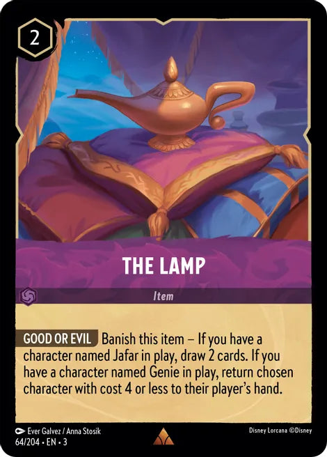 The Lamp 64/204 Rare Into the Inklands Disney Lorcana TCG - guardiangamingtcgs