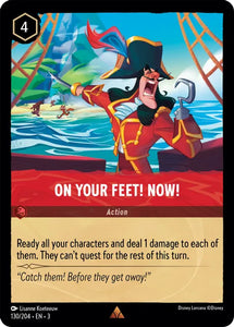 On Your Feet! Now 130/204 Rare Into the Inklands Disney Lorcana TCG - guardiangamingtcgs