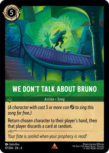 We Don't Talk About Bruno 97/204 Rare Ursula's Return Disney Lorcana TCG - guardiangamingtcgs