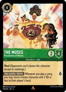 The Muses - Proclaimers of Heroes 90/204 Rare Ursula's Return Disney Lorcana TCG - guardiangamingtcgs