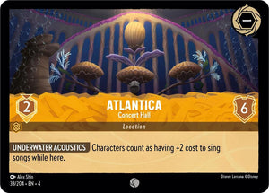 Atlantica - Concert Hall 33/204 Common Ursula's Return Disney Lorcana TCG - guardiangamingtcgs