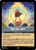 One Last Hope 197/204 Rare Ursula's Return Disney Lorcana TCG - guardiangamingtcgs