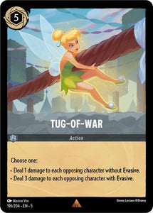 Tug-of-War 196/204 Rare Shimmering Skies Disney Lorcana - guardiangamingtcgs