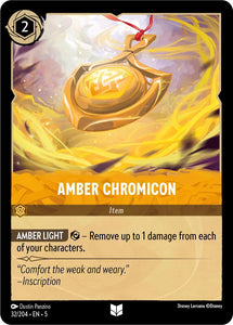 Amber Chromicon 32/204 Uncommon Shimmering Skies Disney Lorcana - guardiangamingtcgs