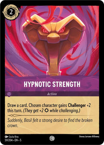 Hypnotic Strength 59/204 Common Shimmering Skies Disney Lorcana - guardiangamingtcgs