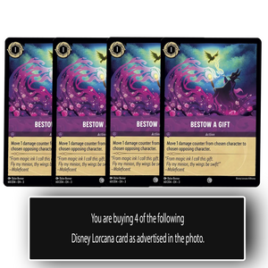 Playset Bestow a Gift 60/204 Common Into the Inklands Disney Lorcana TCG - guardiangamingtcgs