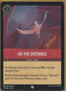 Cold Foil Go the Distance 129/204 Common Rise of the Floodborn Disney Lorcana TCG - guardiangamingtcgs