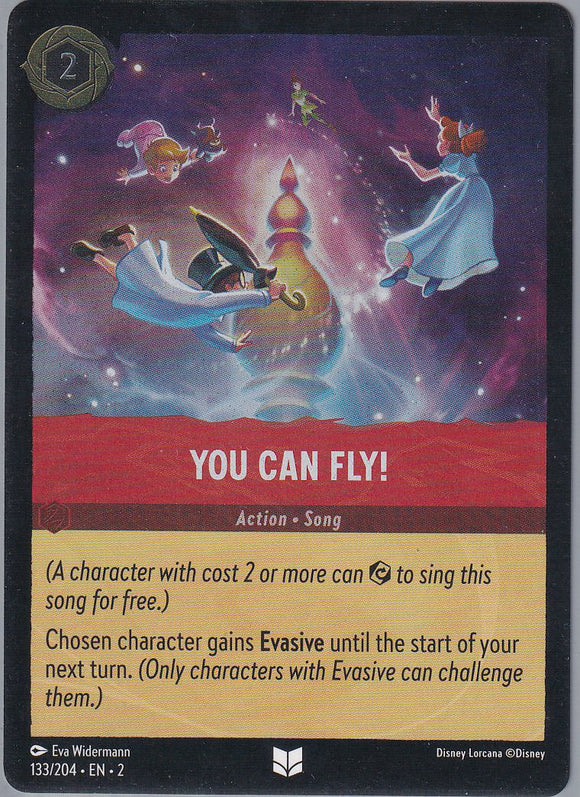 Cold Foil You Can Fly! 133/204 Uncommon Rise of the Floodborn Disney Lorcana TCG - guardiangamingtcgs