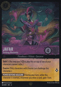 Cold Foil Jafar - Striking Illusionist 42/204 Legendary Into the Inklands Disney Lorcana TCG - guardiangamingtcgs