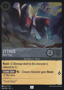 Cold Foil Lythos - Rock Titan 180/204 Uncommon Into the Inklands Disney Lorcana TCG - guardiangamingtcgs