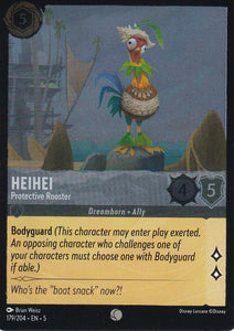 Cold Foil HeiHei - Protective Rooster 179/204 Common Shimmering Skies Disney Lorcana - guardiangamingtcgs
