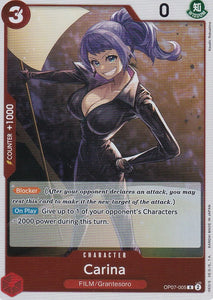 Foil Carina OP07-005 R 500 Years in the Future One Piece TCG - guardiangamingtcgs