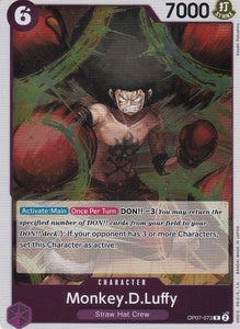 Foil Monkey.D.Luffy OP07-073 R 500 Years in the Future One Piece TCG - guardiangamingtcgs