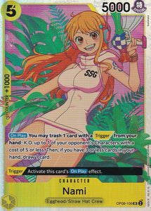 Foil Nami OP08-106 SR Two Legends One Piece TCG - guardiangamingtcgs