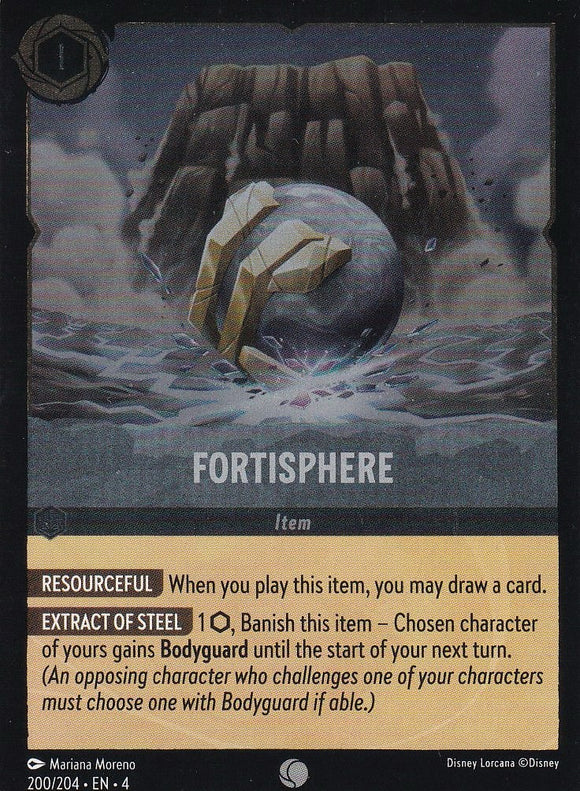 Cold Foil Fortisphere 200/204 Common Ursula's Return Disney Lorcana TCG - guardiangamingtcgs