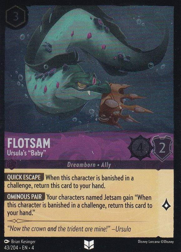 Cold Foil Flotsam - Ursula's 