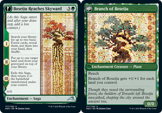 Boseiju Reaches Skyward 177 U Kamigawa: Neon Dynasty MTG - guardiangamingtcgs