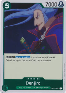 Foil Denjiro OP01-046 R Romance Dawn One Piece TCG - guardiangamingtcgs