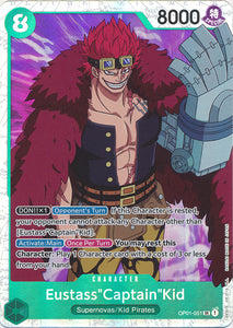 Foil Eustass"Captain"Kid OP01-051 SR Romance Dawn One Piece TCG - guardiangamingtcgs