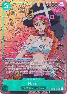 Foil Nami (Alternate Art) OP02-036 SR Paramount War One Piece TCG - guardiangamingtcgs