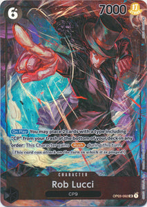 Foil Rob Lucci (Alternate Art) OP03-092 SR Pillars of Strength One Piece TCG - guardiangamingtcgs