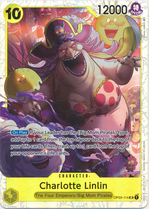 Foil Charlotte Linlin OP03-114 L Pillars of Strength One Piece TCG - guardiangamingtcgs