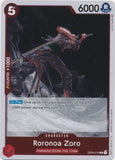 Foil Roronoa Zoro OP04-015 R Kingdoms of Intrigue One Piece TCG - guardiangamingtcgs