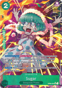 Foil Sugar (Alternate Art) OP04-024 SR Kingdoms of Intrigue One Piece TCG - guardiangamingtcgs