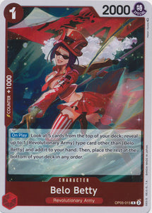 Foil Belo Betty  OP05-015 R Awakening of the New Era One Piece TCG - guardiangamingtcgs