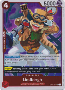 Foil Lindbergh OP05-017 R Awakening of the New Era One Piece TCG - guardiangamingtcgs