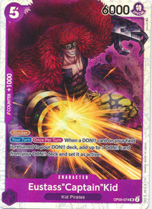 Foil Eustass"Captain"Kid OP05-074 SR Awakening of the New Era One Piece TCG - guardiangamingtcgs