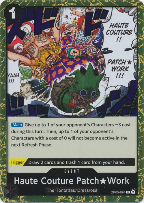 Foil Haute Couture Patch Work OP05-094 R Awakening of the New Era One Piece TCG - guardiangamingtcgs