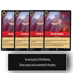 Playset Go the Distance 129/204 Common Rise of the Floodborn Disney Lorcana TCG - guardiangamingtcgs