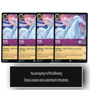 Playset Elsa - Gloves Off 39/204 Common Rise of the Floodborn Disney Lorcana TCG - guardiangamingtcgs