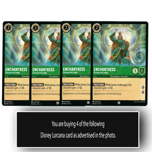 Playset Enchantress - Unexpected Judge 80/204 Common Rise of the Floodborn Disney Lorcana TCG - guardiangamingtcgs