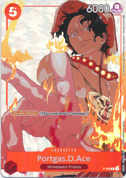 Foil Portgas.D.Ace (Gift Collection 2023) P-028 PR One Piece Promotion Cards One Piece TCG - guardiangamingtcgs
