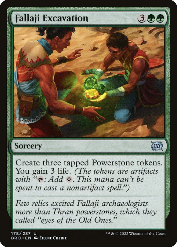 Fallaji Excavation 178 U The Brothers' War MTG - guardiangamingtcgs