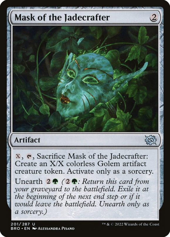 Mask of the Jadecrafter 201 U The Brothers' War MTG - guardiangamingtcgs