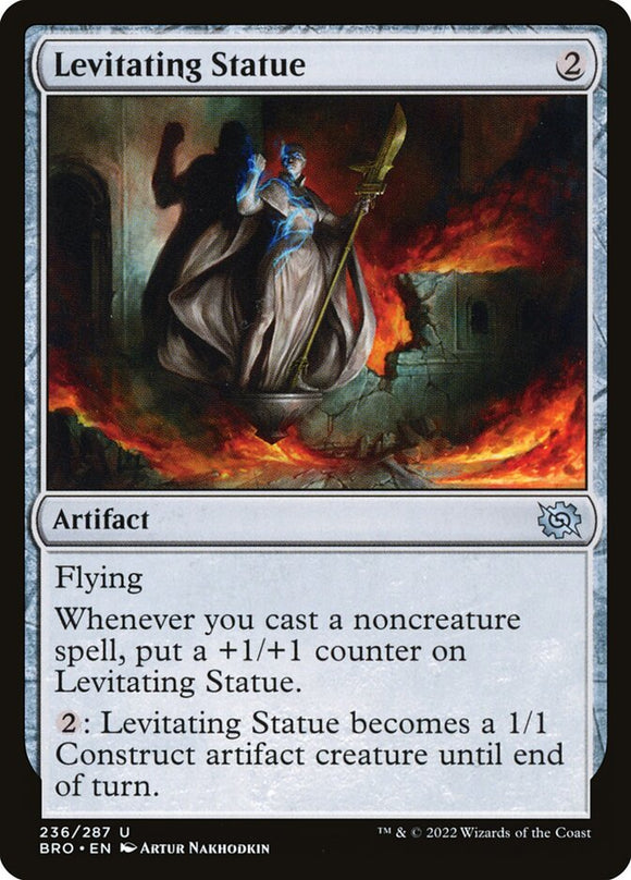 Levitating Statue 236 U The Brothers' War MTG - guardiangamingtcgs