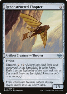 Reconstructed Thopter 242 U The Brothers' War MTG - guardiangamingtcgs