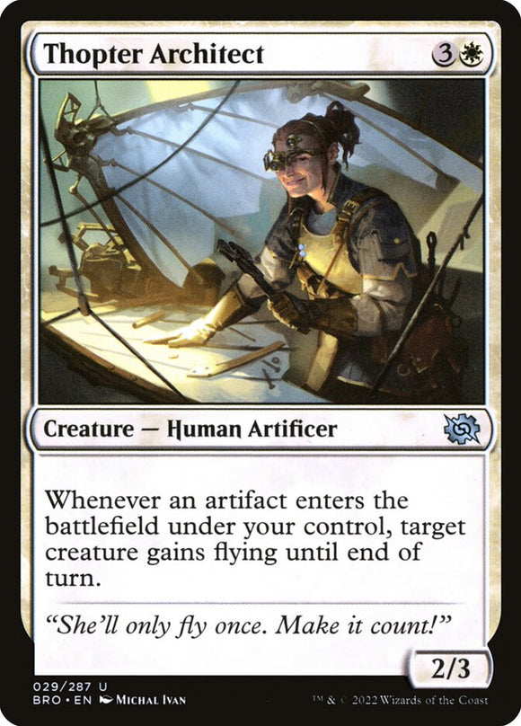 Thopter Architect 29 U The Brothers' War MTG - guardiangamingtcgs